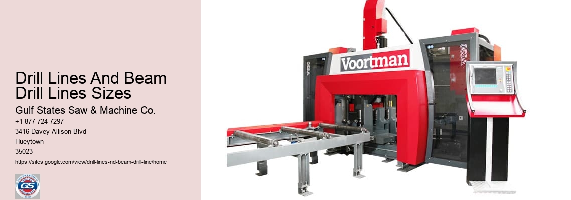 Drill Lines And Beam Drill Lines Sizes Gulf States Saw & Machine Co. Drill Lines And Beam Drill Lines Sizes